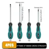 Multipurpose Handle Screwdrivers Set With Magnetic Insulated Security Repair Hand Tools Cross/Straight Type Mini Screw Driver 2