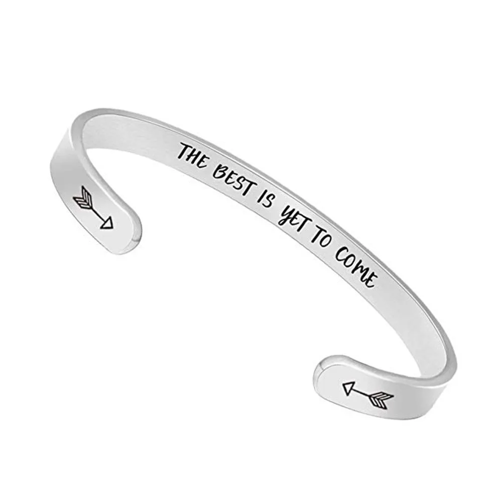 The best is yet to come metal Bracelet