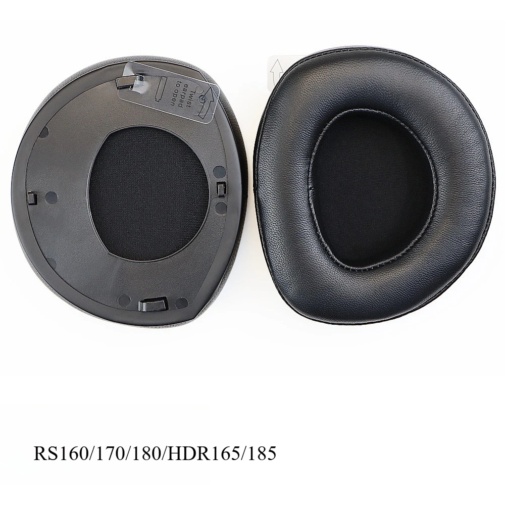 Replacement EarPads With Plastic Hooks for Sennheiser RS195/185/175 RS165 RS160 RS170 RS180 HDR165/185 Cushion Cover Ear pads
