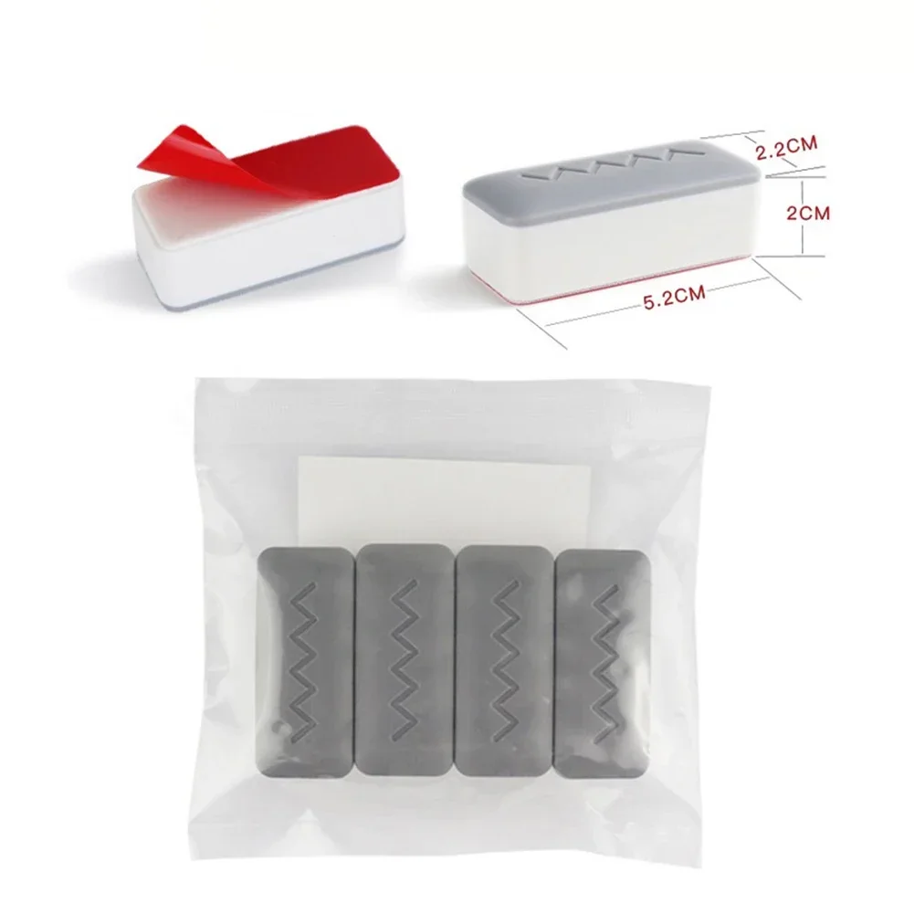 4pcs Toilet Seat Bumper Shockproof Anti-slip Toilet Cover Gasket Seat Cover Bathroom Hardware er Bumpers Replacement