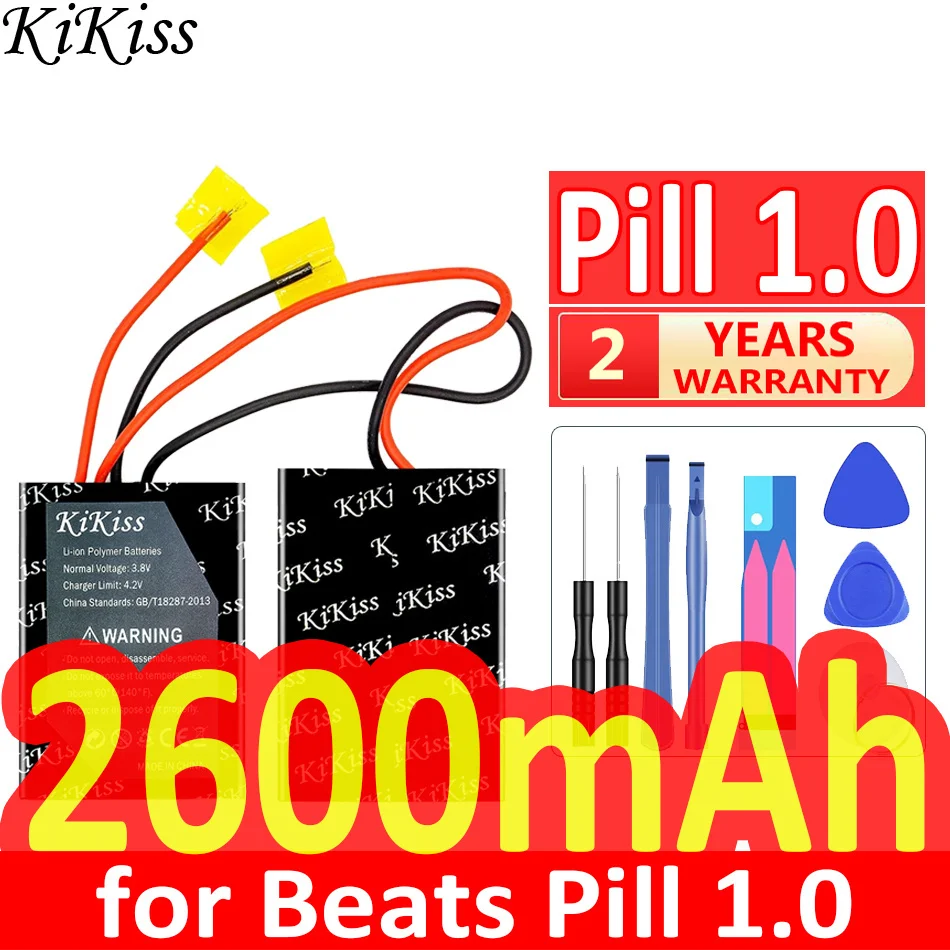Batteria Potente Kikiss Da 2600Mah Per Altoparlante Beats Pill 1.0