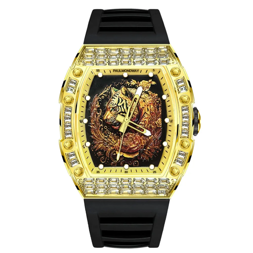 2024 חדש שעון יוקרה תנועה אוטומטית לגברים