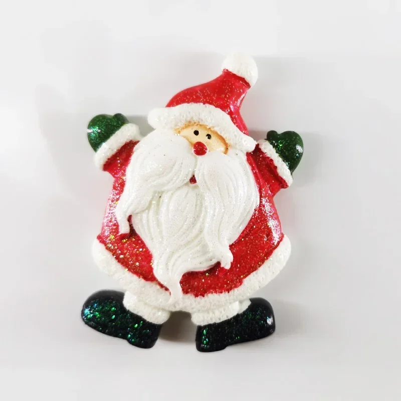 9-Piece Christmas Fridge Magnets Set - Santa, Snowman, Tree, Gingerbread For Holiday Decor - View #14