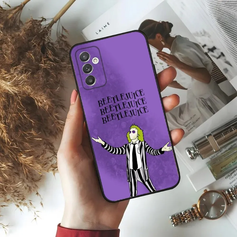thumbnail image 1 of B-Beetlejuices 2 Phone Case For Samsung S24,23,22,30,21,10,9,Ultra,Plus,Lite,FE,5G Black Soft Case, 1 of 5