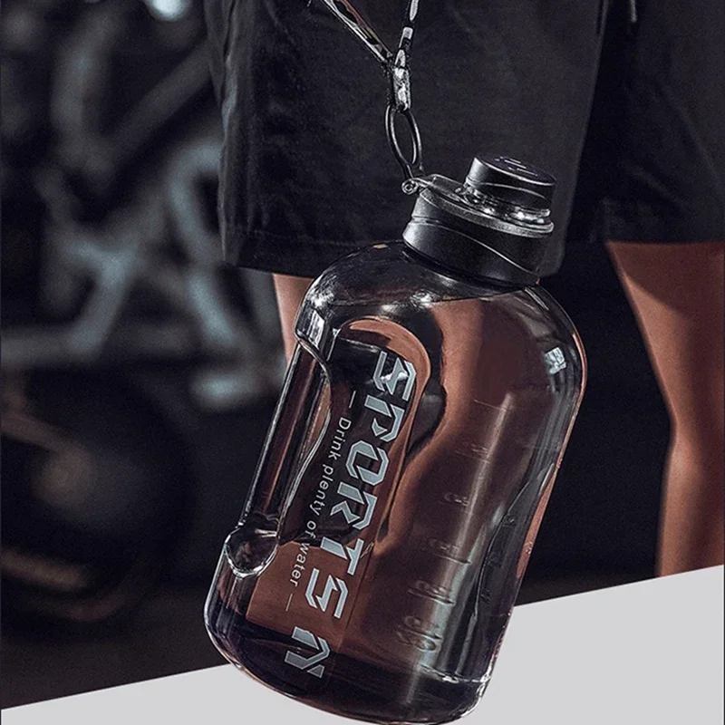 Sports Bottle 1.7L/2.7L Sports Water Bottle Gym Cycling Cup Portable Large Capacity Water Bottle For Fitness Camping Men Kettle