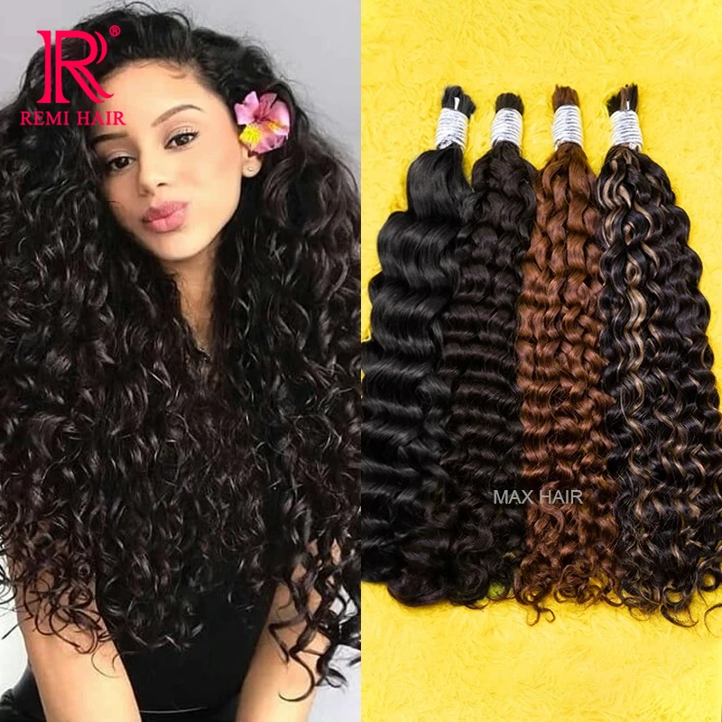 

100% Remy Human Hair Extensions for Women Seamless Colored Hair Bundles Beautiful Unprocessed Curly No Weft Vietnamese Hair Bulk