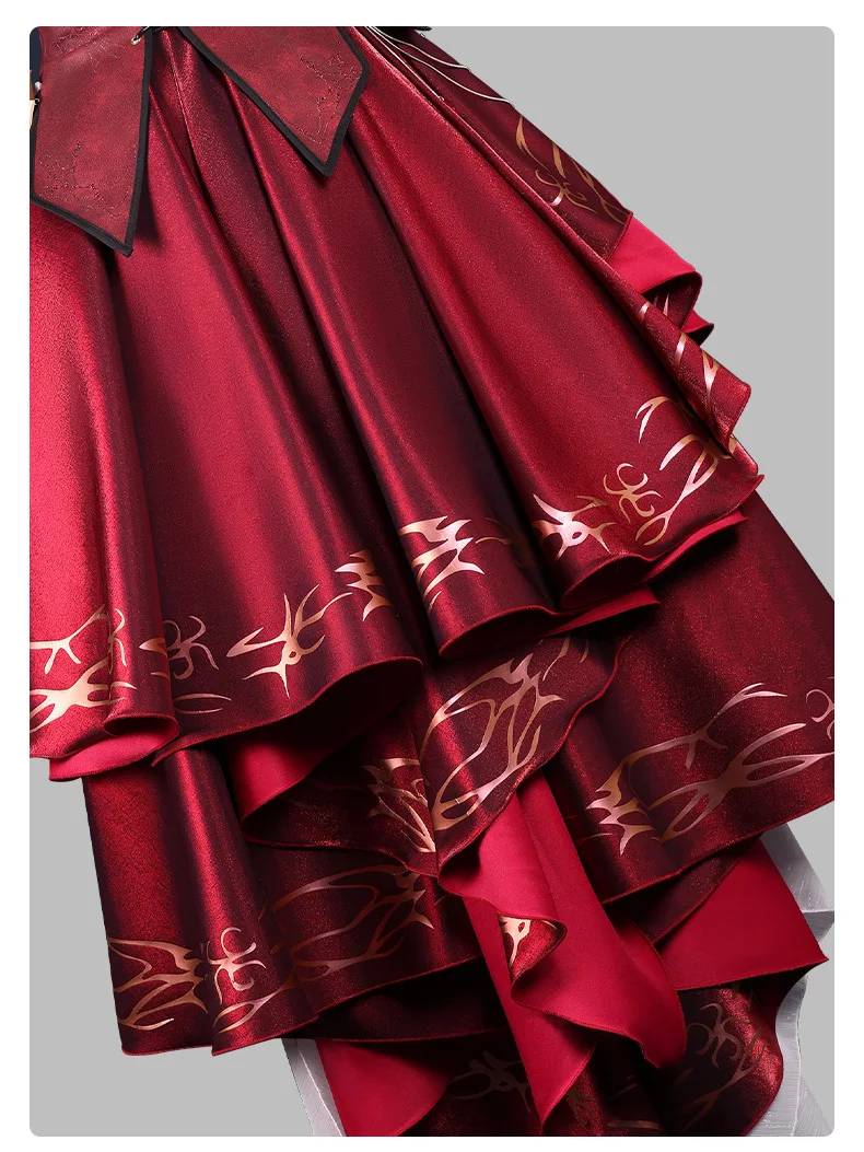 Fantasy Red Dress Cosplay Costume