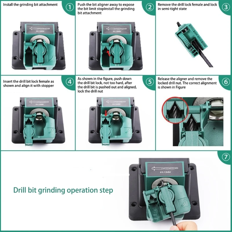 220-240V Multifunction Electric Knife Sharpener 96W Grinder Machine For Scissors Planer Iron Chisel Drill Bit Grinding 4