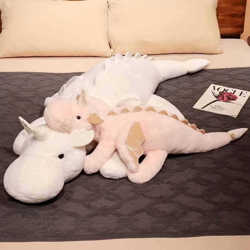Winged dragon plush pillow final product photo