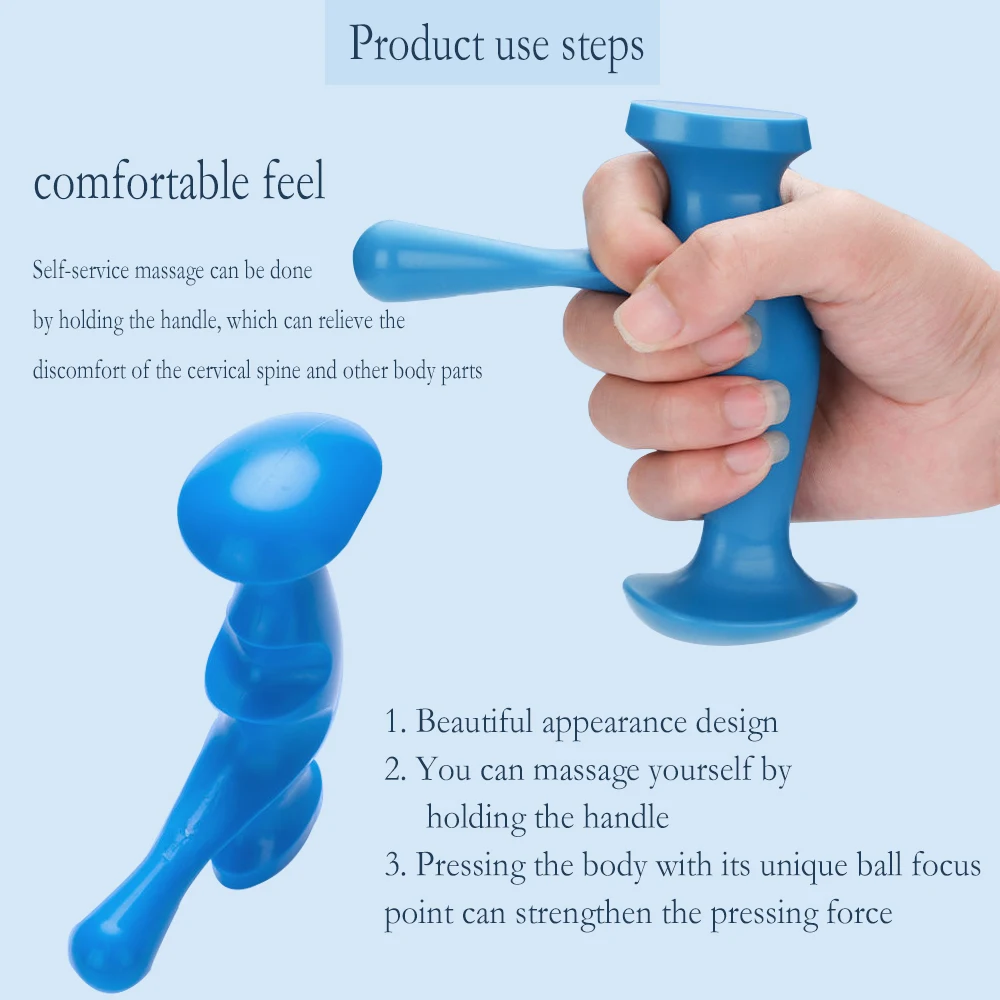 Thumb Massage Manual Tools T-shaped Designed Exclusively For Body Deep Massager Skin Roller Health Therapy gua           r_voghion.com