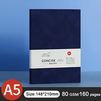 Кожаный чехол для блокнота A5 в стиле ретро, утолщенный деловой мягкий блокнот из искусственной овчины, деловой офис, школьные канцелярские принадлежности — изображение 6