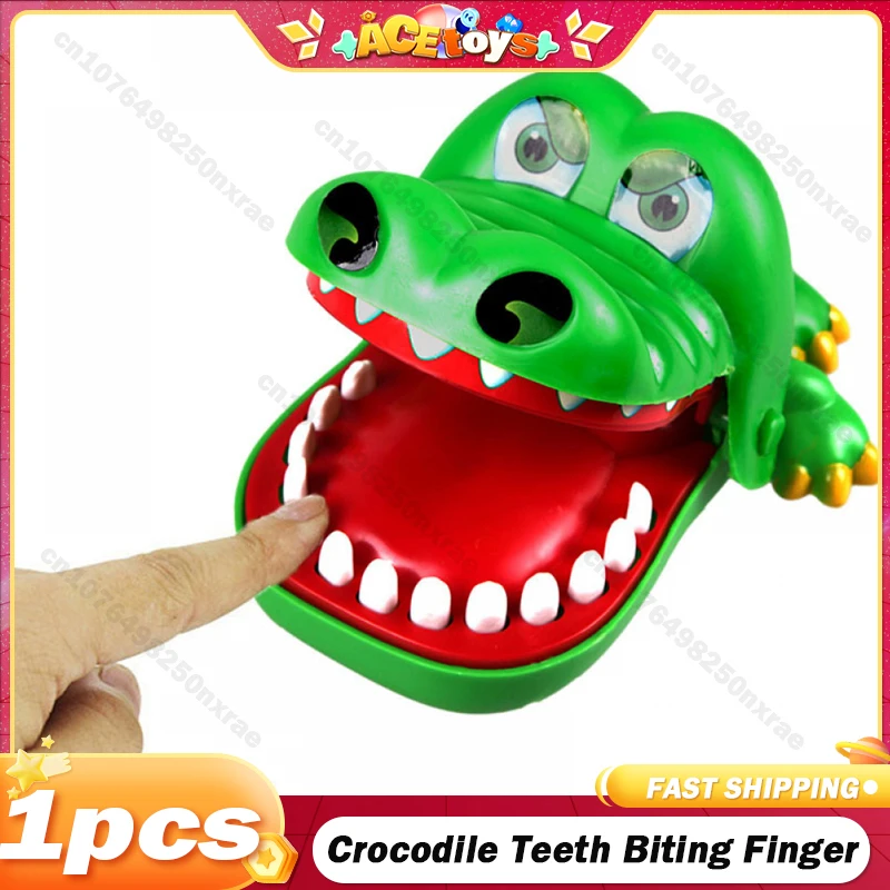 

Crocodile Teeth Toys For Kids Alligator Biting Finger Dentist Games Funny For Party And Children Game of Luck Pranks Kids Toys