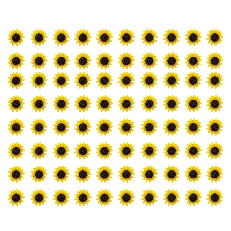50 Bunte Blumen-Reißzwecken – Dekorative Stecknadeln Für Pinnwand, Korktafel & Basteln, 2,5cm
