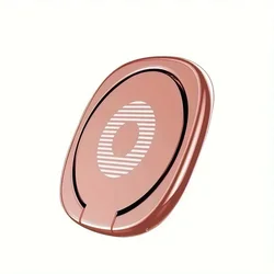 Sleek Foldable 360° Rotation Metal Phone Stand Holder (Rose Gold)