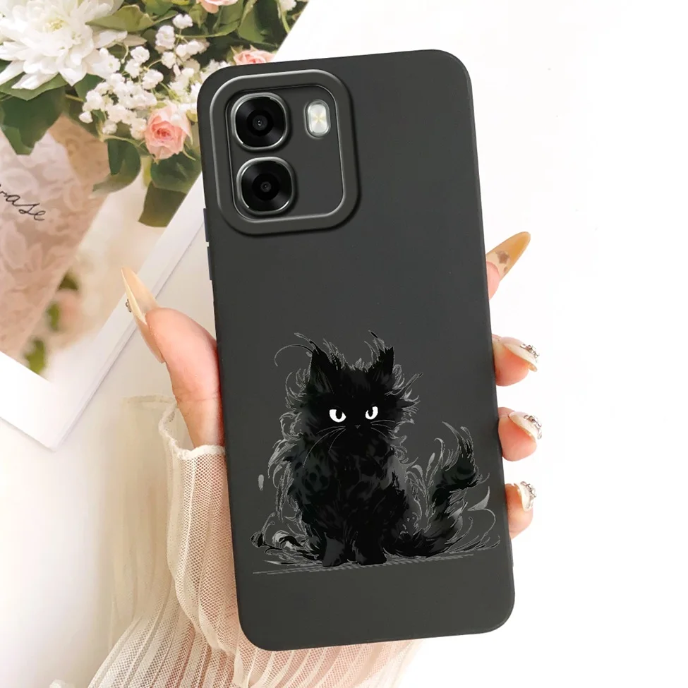 Luxury Fashion Cute Painted Silicone Case - Oppo A6 Series