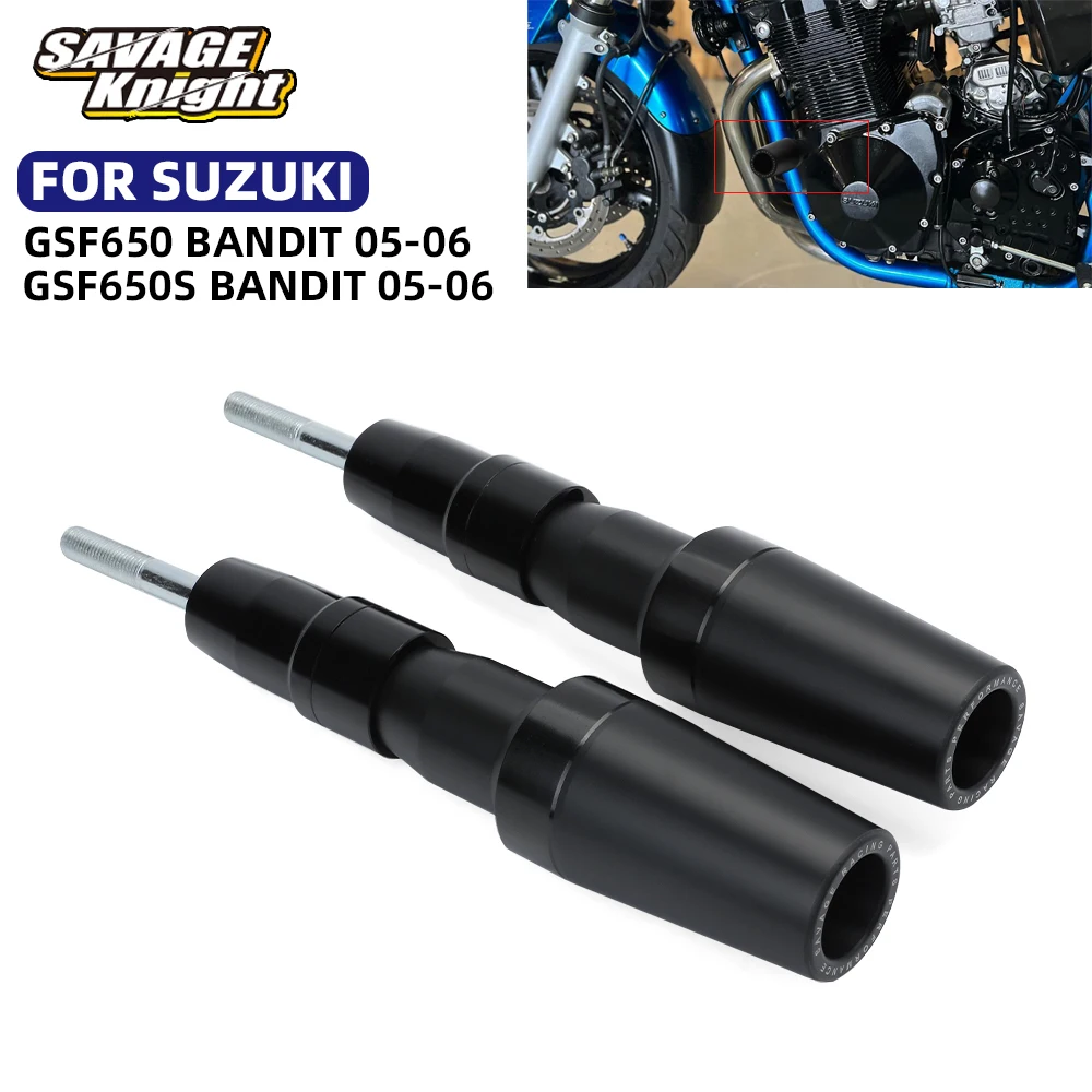 Per Suzuki Gsf650 Gsf650S Bandit Frame Slider Crash Protector 2005-06 Gsf 650 Accessori Telaio Di Protezione Anticaduta Crash Del Motore