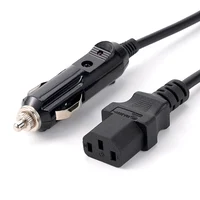 1.5m 3Pin Plug with Cigarete Ligthe Male Plug for Car Instant Pot Electric Pressure Cookers Rice Cookers Universal Power Cable 2