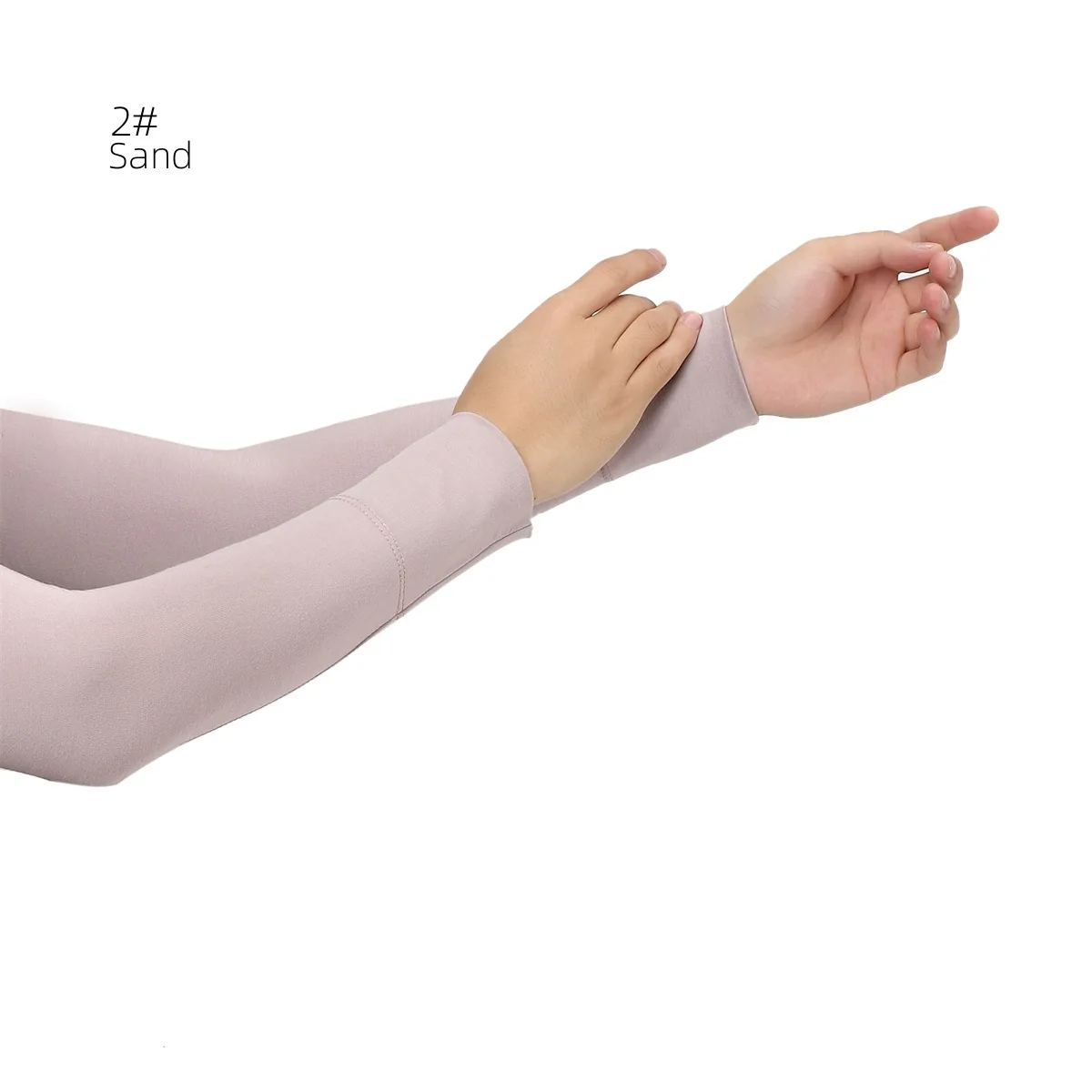 Summer Modal Ice Arm Sleeves Anti-sunburn Anti-UV Cycling Fingerless for Men Women ice arm sleeves,arm sleeves