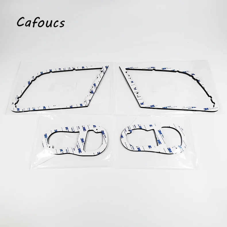 Cafoucs Outer Rear Bumper Headlight Tail Light Lamp Sealing Seals For MAZDA 6 gg 2003-2008