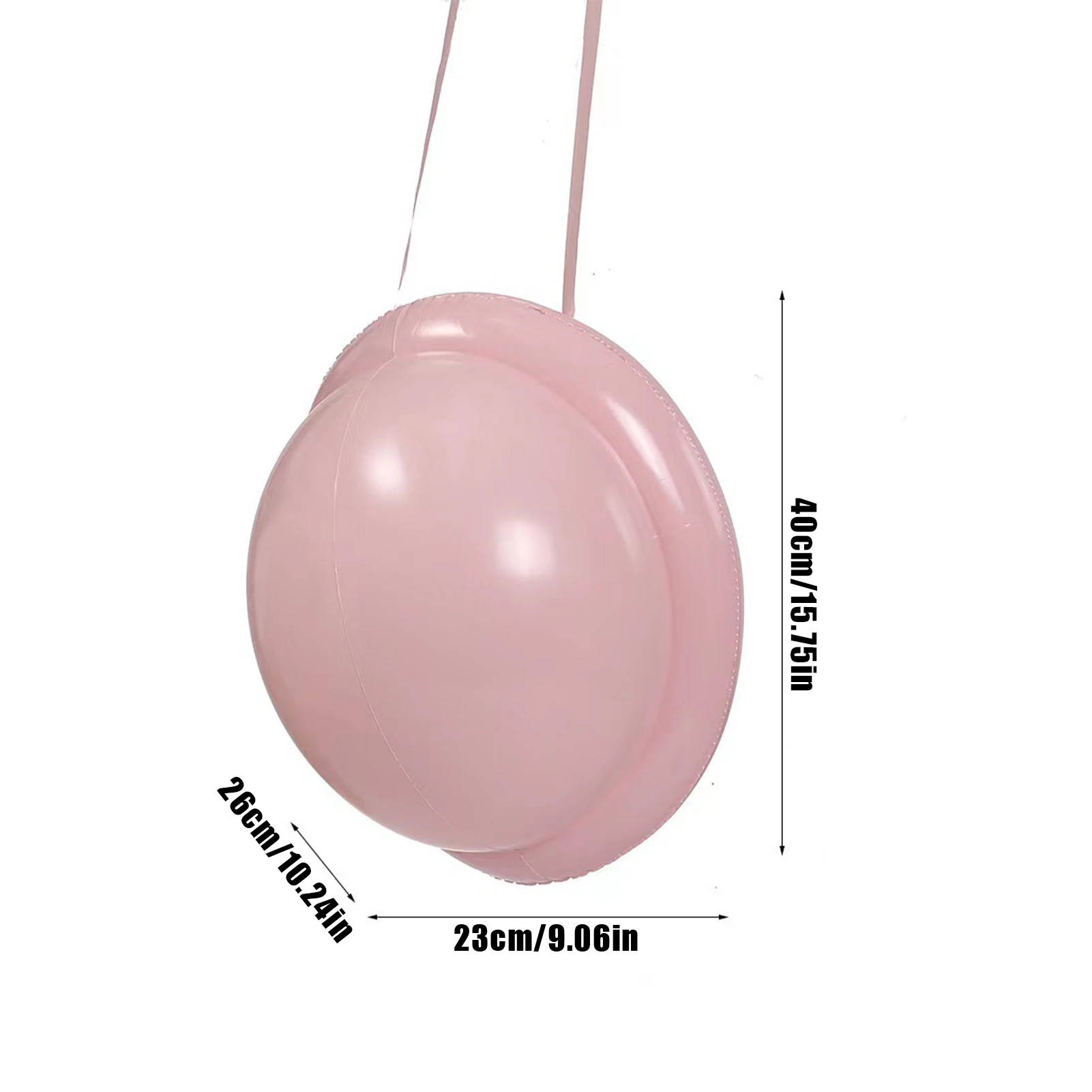 W WIDMANN MILANO Party Fashion 8543G – opblaasbare buik of bult, heks, bokkelaar, kerstman, bierbuik, zwangere vrouwen, carnaval, themafeest, Kerstmis, Halloween