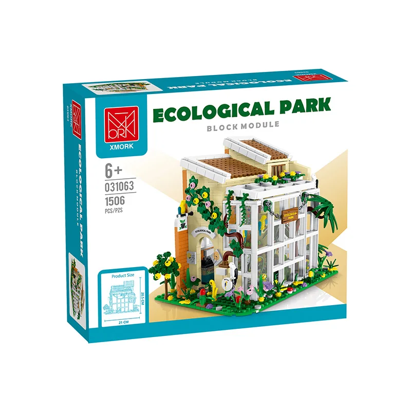 MORK 031063 Ecological Park Street View Compatible with Lego MOC