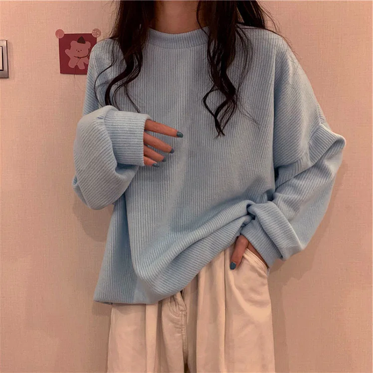 Women Autumn Sweatshirts Long Sleeve Pullover Tops