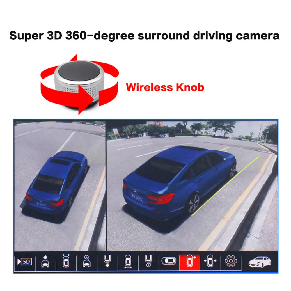 Smartour 3D AHD 1080P 360 Degree Car Camera System Around
