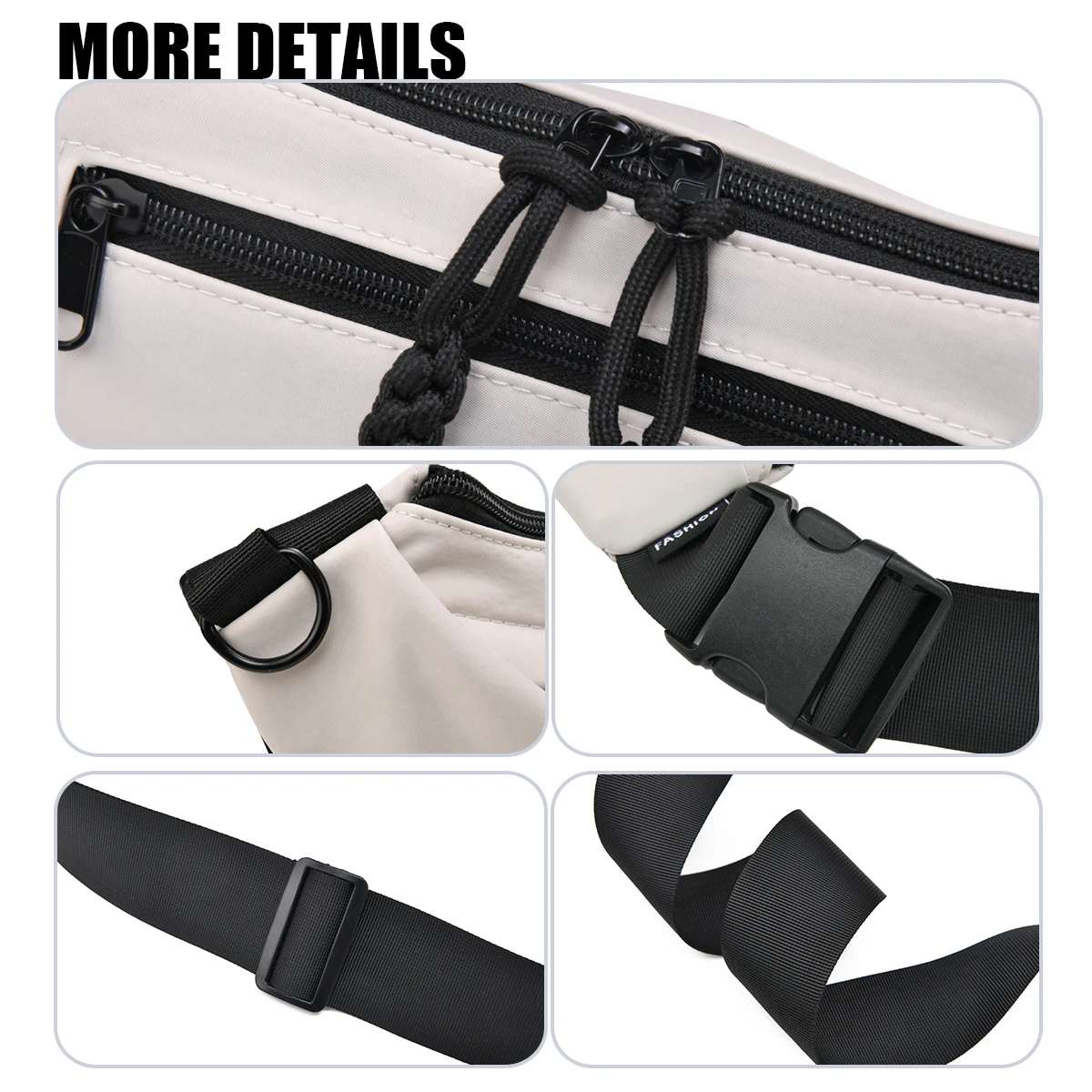 2025 New Lightweight Waterproof Crossbody Bag Large Capacity Casual Versatile Cycling Bag Sports Chest Bag Men's Shoulder Bag Women's