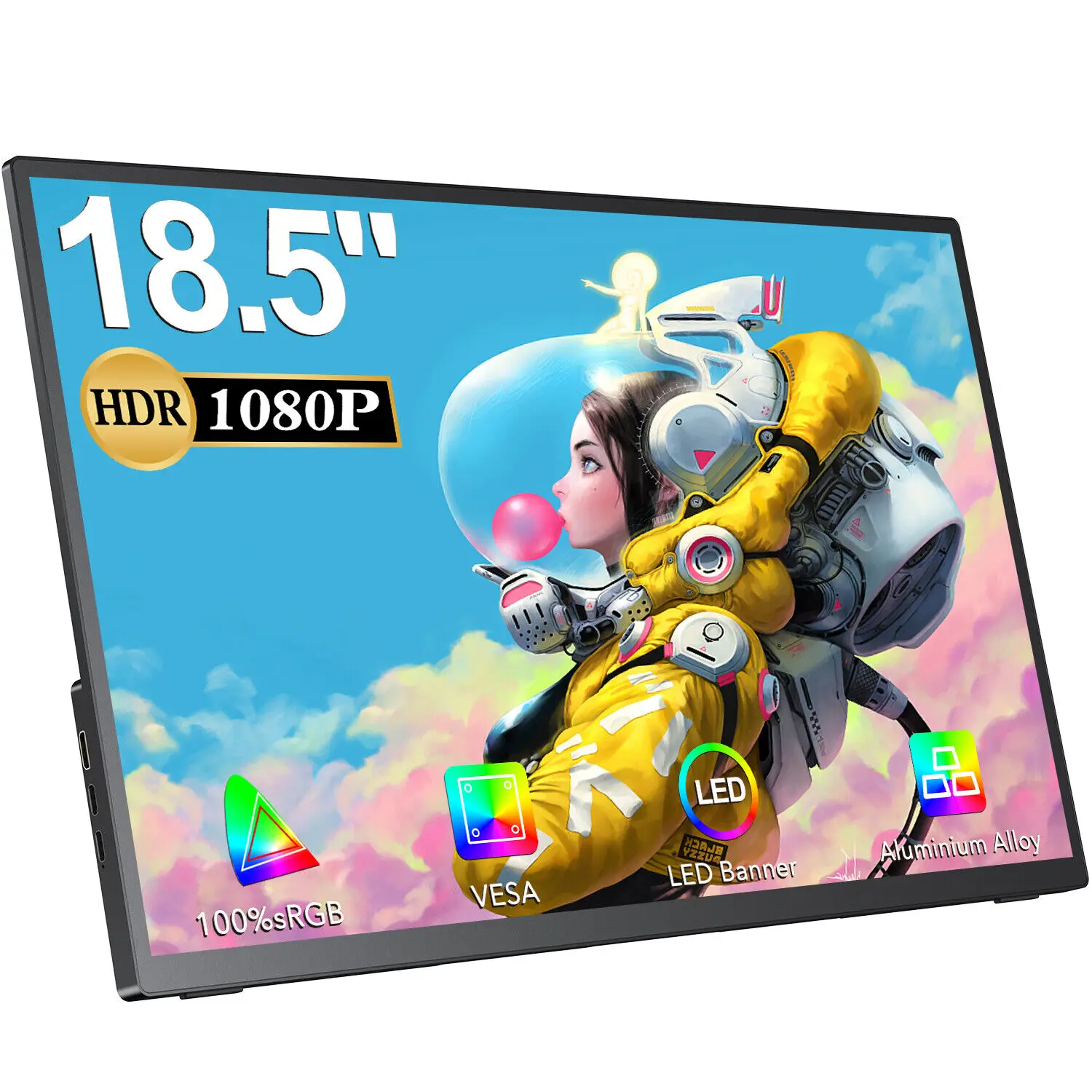 UPERFECT-Monitor-port-til-ultrafino-de-120-Hz-de-18-5-polegadas-1920 ...