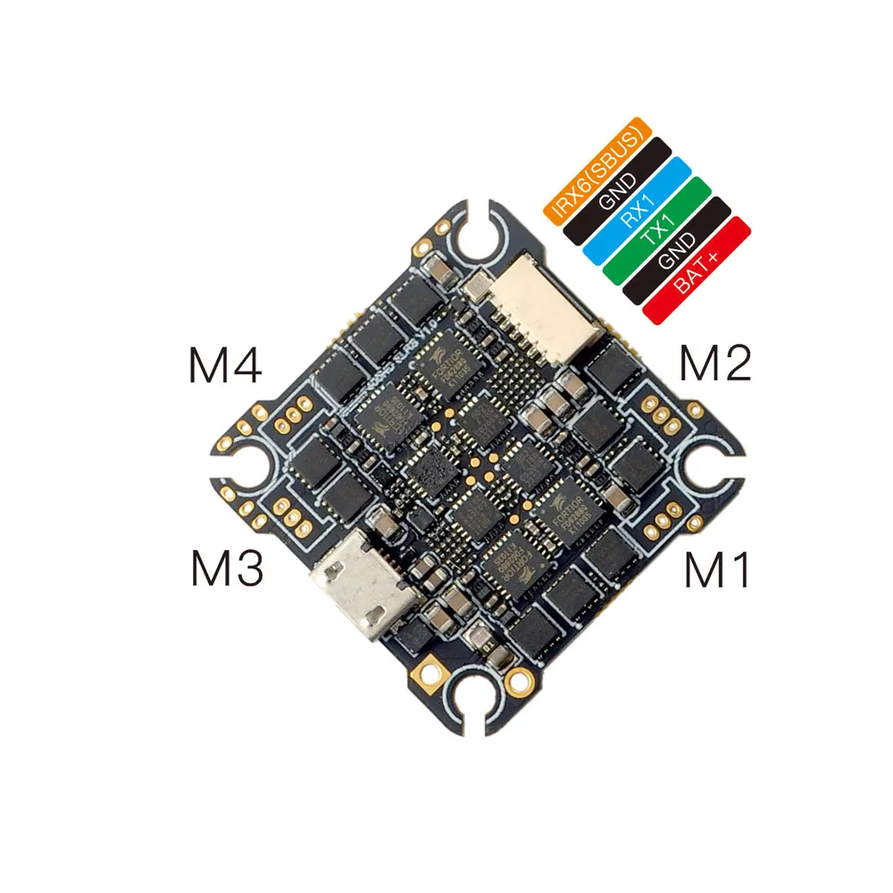 Description Picture 5 of itemHappymodel Super F405HD ELRS AIO 3in1 Flight controller built-in UART 2.4G ELRS and 20A ESC for HD Whoops 25.5x25.5mm mount hole