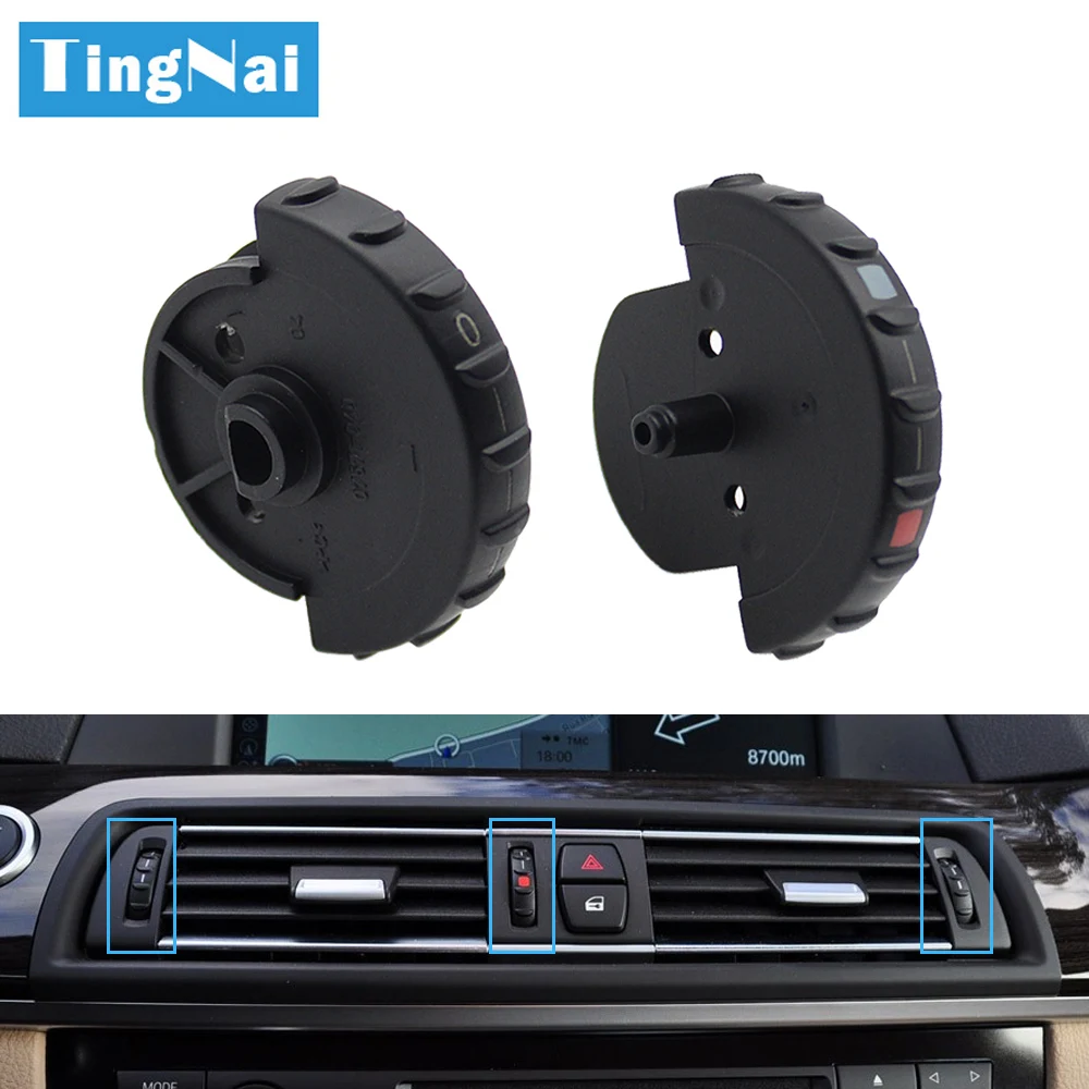 Upgraded Front Rear Air Conditioning Air Vent Base Roller AC Vent