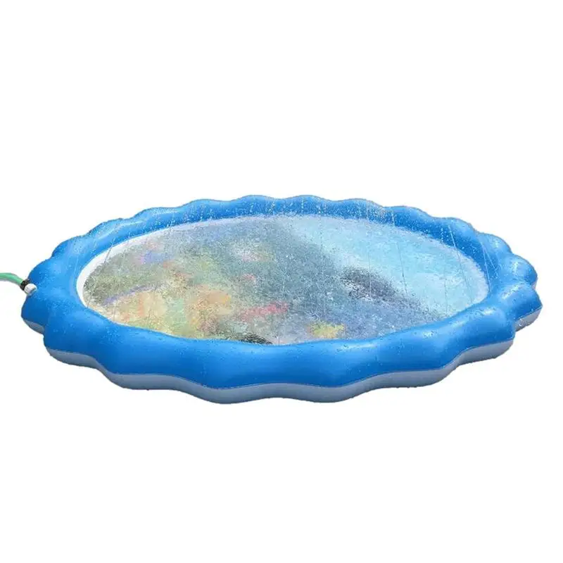 

Sprinkler Pad For Dogs Water Toys Summer Sprinkler Pool Fountain Foldable Kid Safe Pet Dog Sprinkler For Boys And Girls Pet Dogs