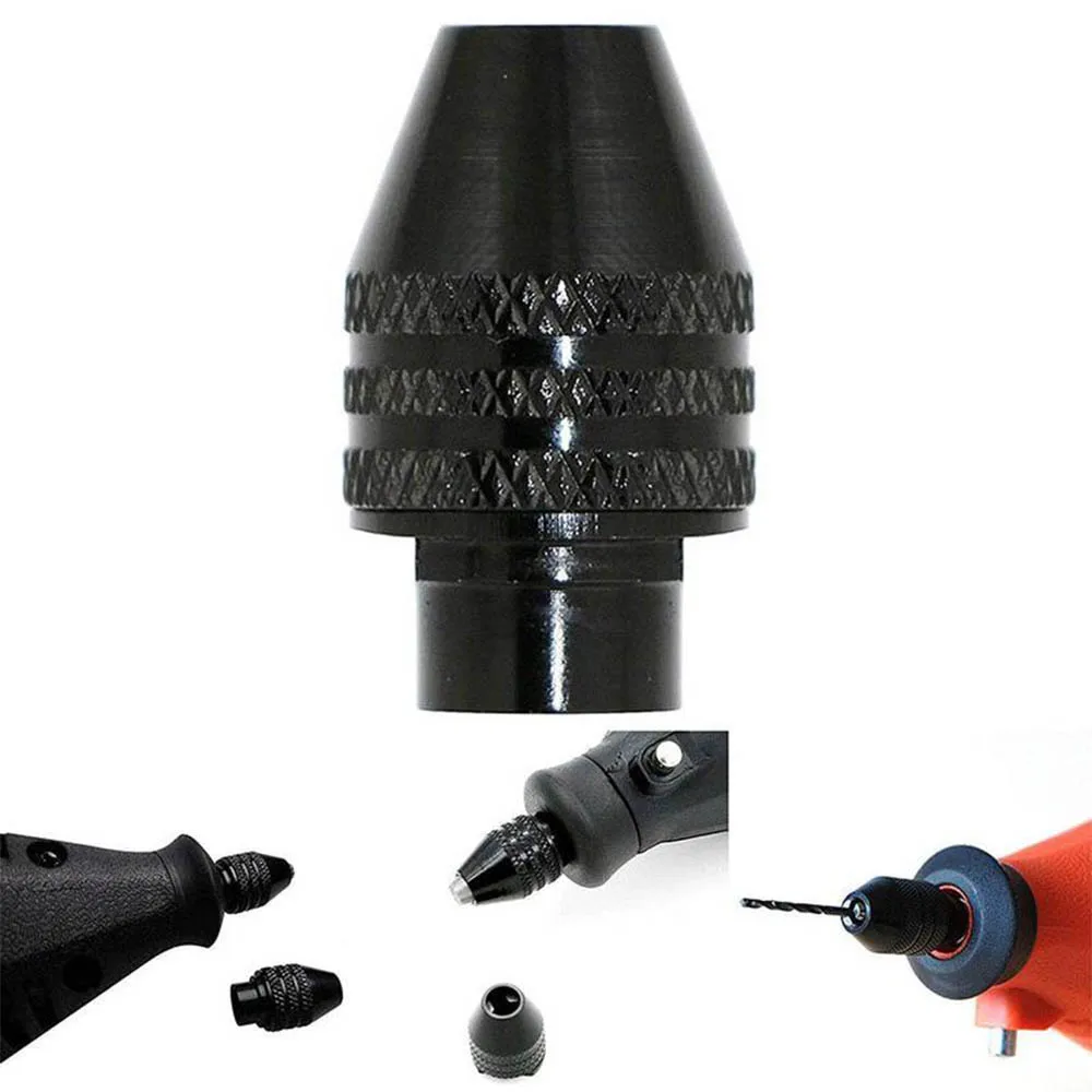 3PCS Multi Function Drill Chuck 0.4-3.2mm Replace Clamps For Dremel Rotary Tools