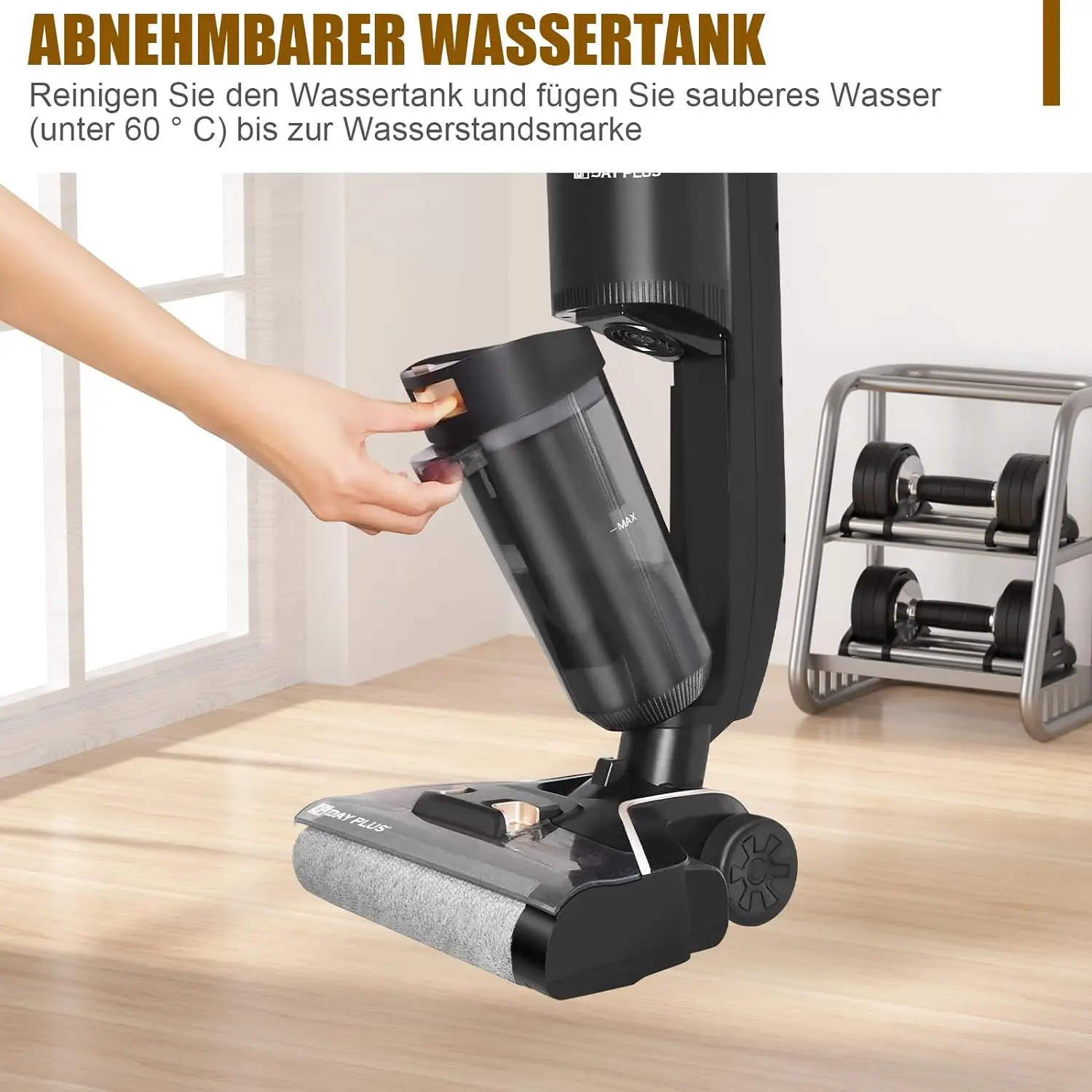 DayPlus  Wet and Dry Vacuum Cleaner | Cordless Hard Floor Cleaner | Vacuums, Washes & Dries | Cleans Hard Floors & Area Rugs 2