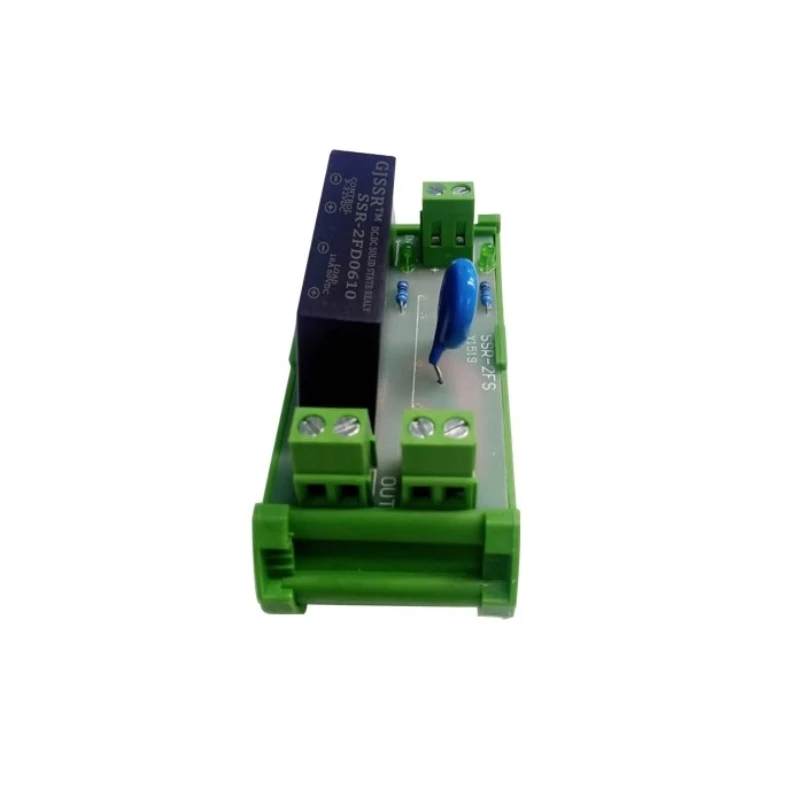 PCB rail type solid-state relay 10A 60VDC Single channel dual channel Guide rail circuit board module DC control DC