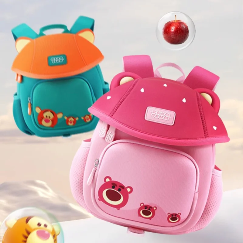 Disney TSUM TSUM Kindergarten Baby Backpack Children Girls Boy Cute Organize Backpacks Cartoon Mary Cat Tigger Princess Elsa 2