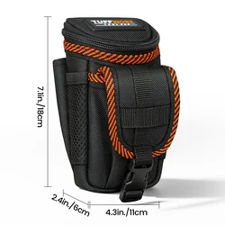 Compact Tool Pouch with Belt Clip - Versatile Electrician's Mini Organizer (TOOL BELT BAG)