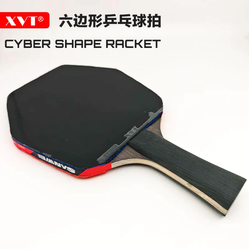Cybershape 8 Star No Logo Hexagon Carbon Fiber Ready Made Table Tennis ...