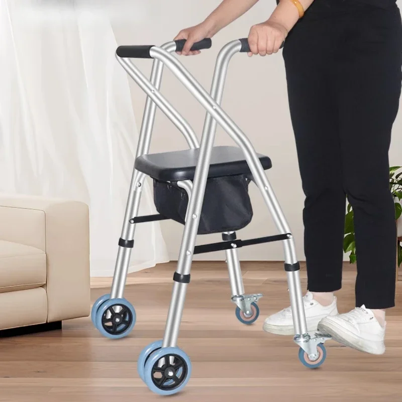 Rehabilitation Walking Aid,Walking Aid for The Elderly,Anti-fall Trolley,Walking Armrest,Walking Stick Walker,Walker
