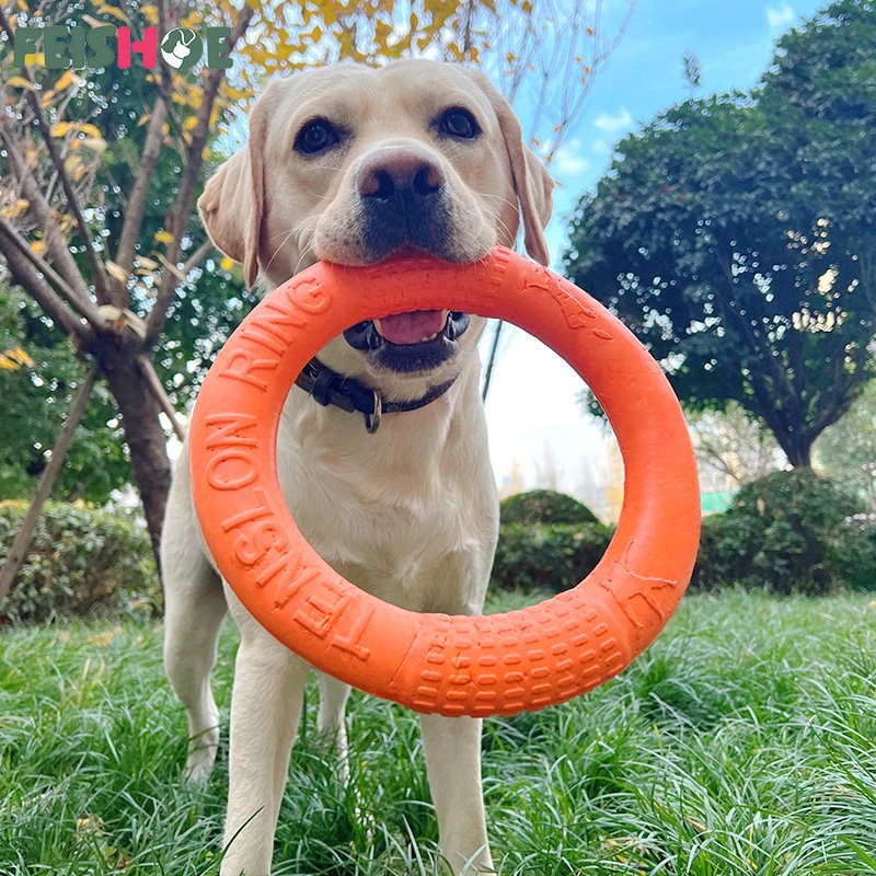 EVA Dog Toys Pet Interactive Pull Ring for Large Golden Retriever