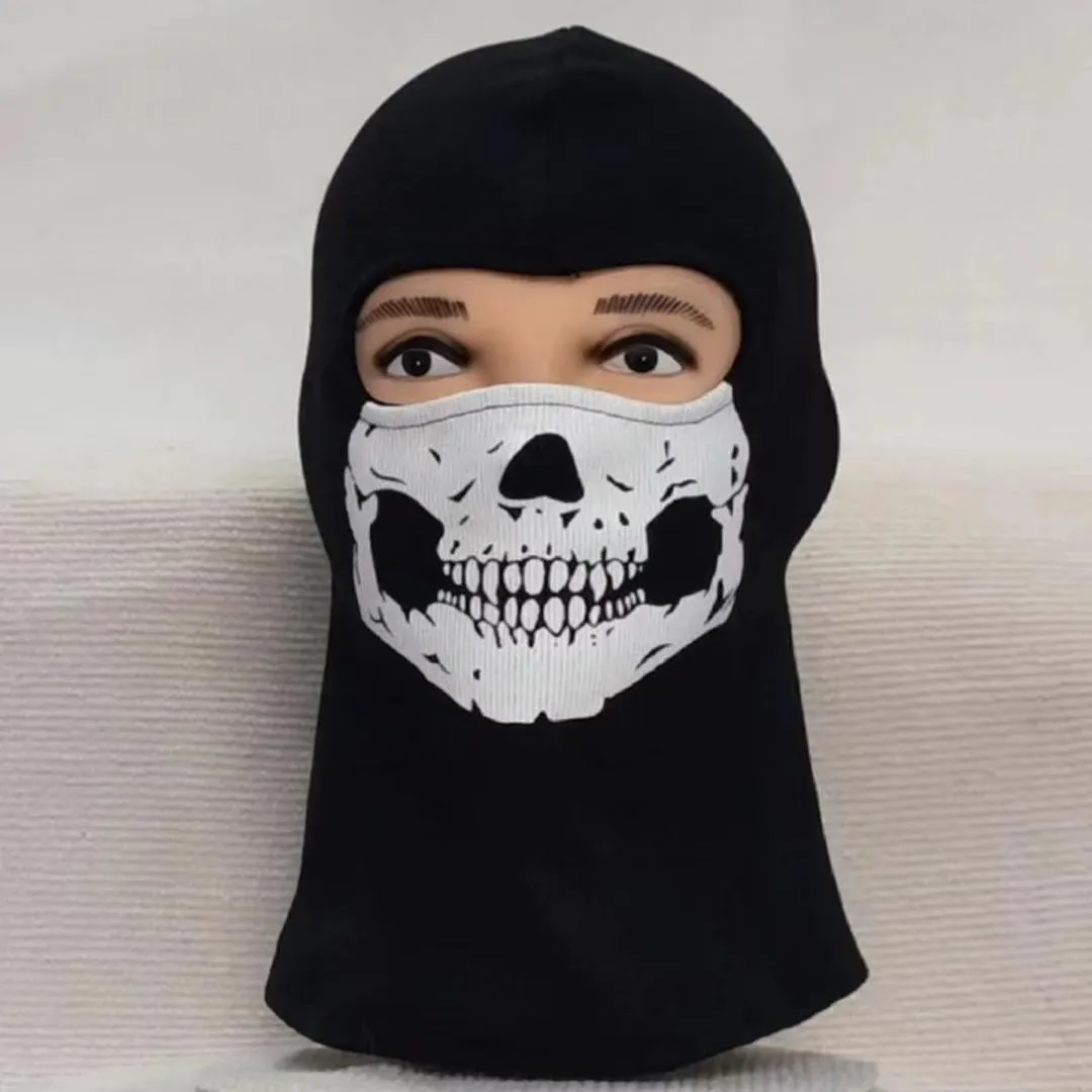 Outdoor Full Face Cover  Cycling Ghost Skull Mask  Bandana  Sport Ski Motorcycle Neck Warmer Party Dress Up Scarves