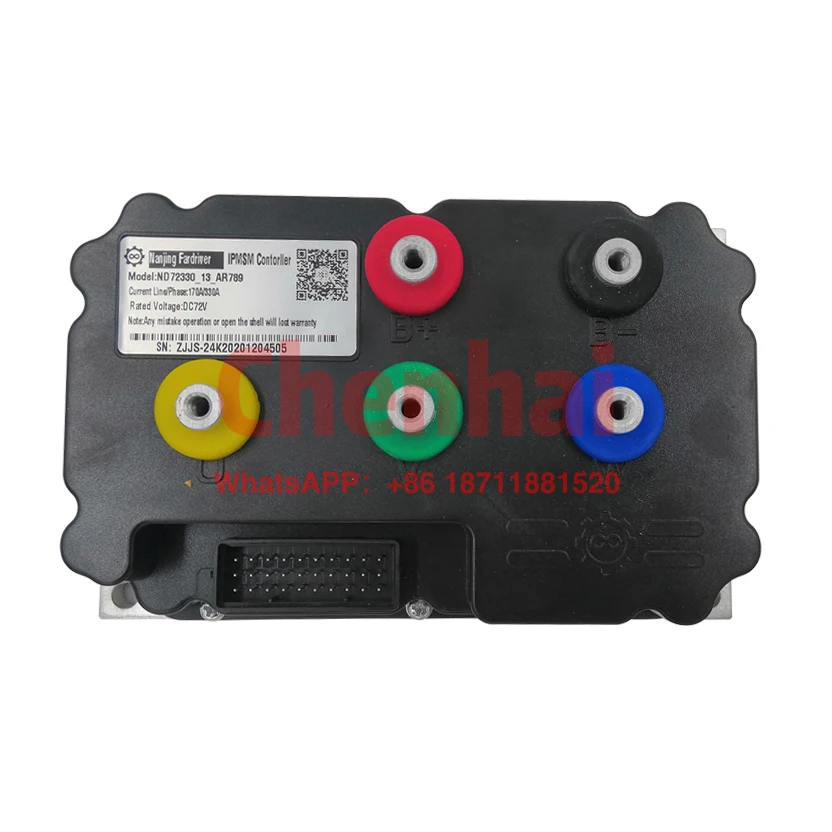 

5000W 96V Sine Wave FOC Controller Fardriver Programmable Controller ND96530 For Electric Scooter Motorcycle