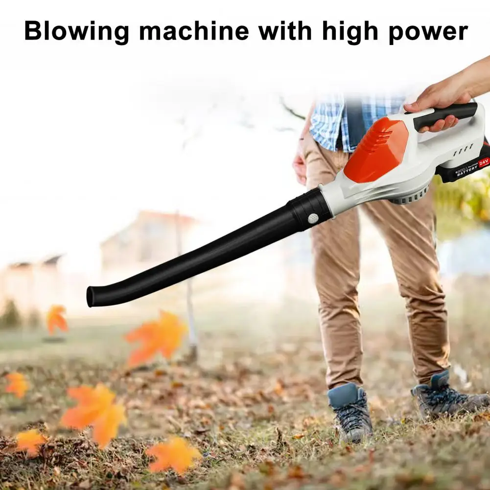 Cordless 24V Electric Leaf Blower with 2 Batteries & Charger 5