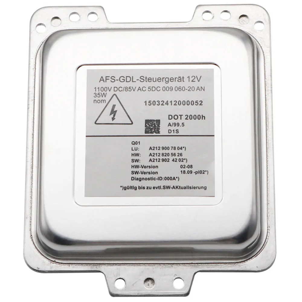 

Ксеноновый балласт D1S для фар Mercedes Benz W212, C207, A207, 5DC009060-20, 5DC00906020, ксеноновый балласт 35 Вт, 85 в