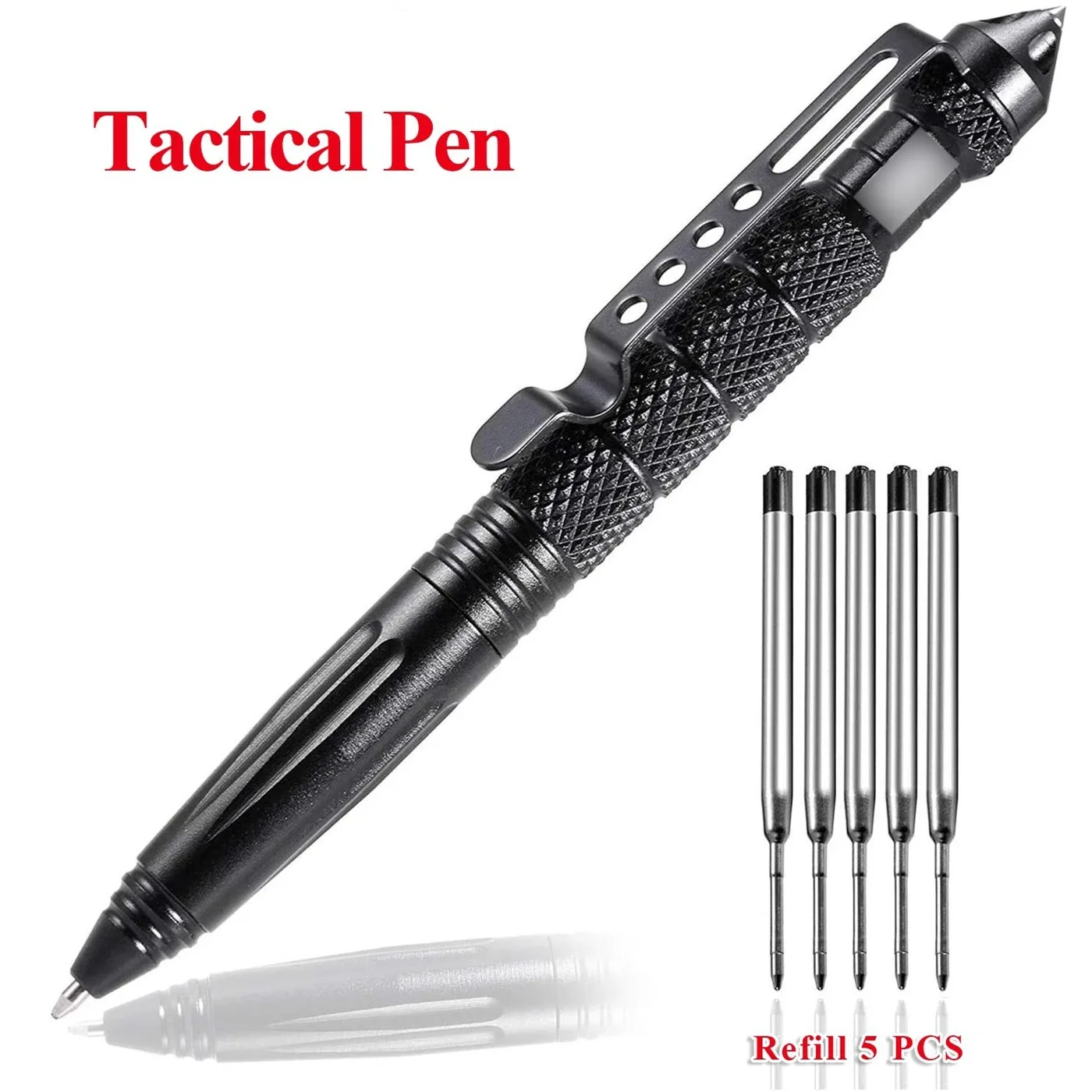Tactical Pen Portable Tactical Pen Self Defense Pen Aviation Aluminum Emergency Glass Breaker Security Protection Survival EDC Multitool