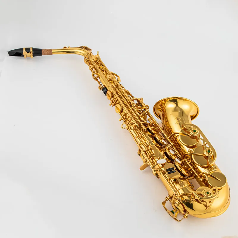 FrenchmanufacturinProfessionalAltoDropESaxophoneGoldAlto