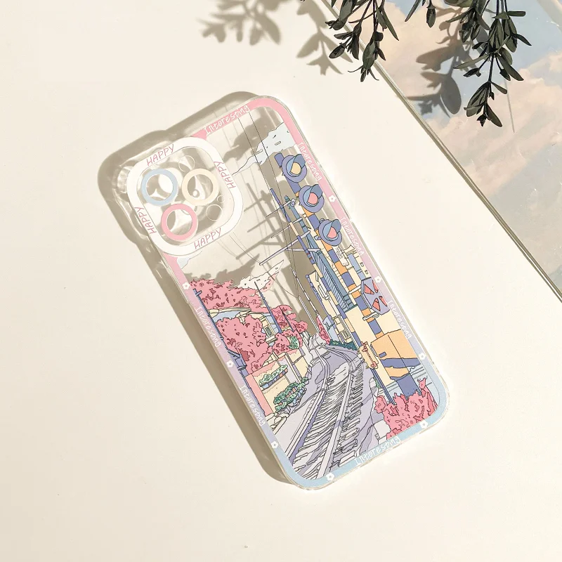 Suzume Japanese Anime Starry Sky Cat Soft Phone Case Cover