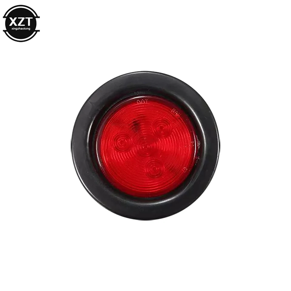 Kit 8 Luci Di Posizione LED Rosse 12-24V IP68 Per Camion, Rimorchio, Caravan, Barca - Indicatori Universali Con Certificazione DOT/E11 - 5