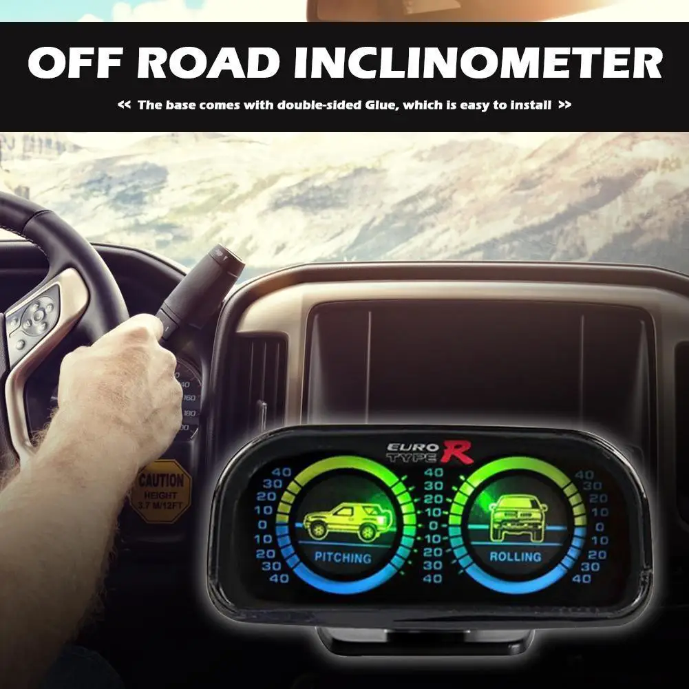 Inclin-metro-Universal-para-coche-clin-metro-con-retroiluminaci-n-verde ...