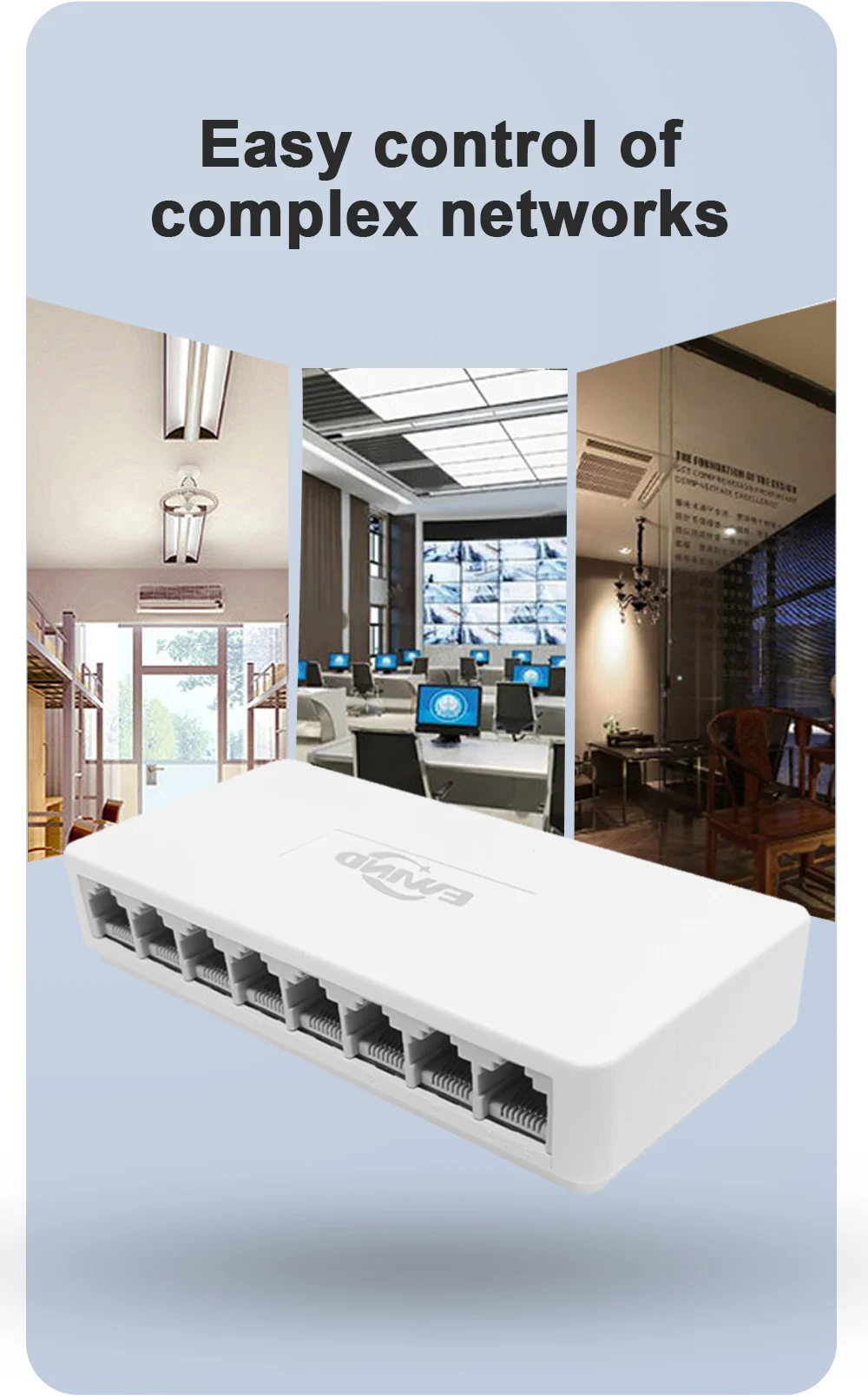 gigabit rede switch 10 100 1000mbps adaptador
